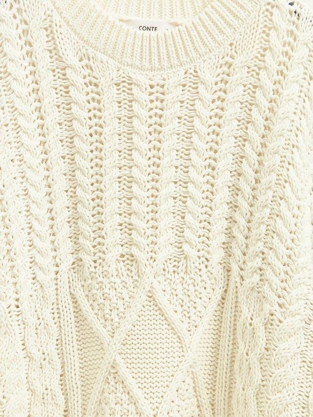 Джемпер женский CE LDK24140 24С-140СП, р.170-84, ecru - 9