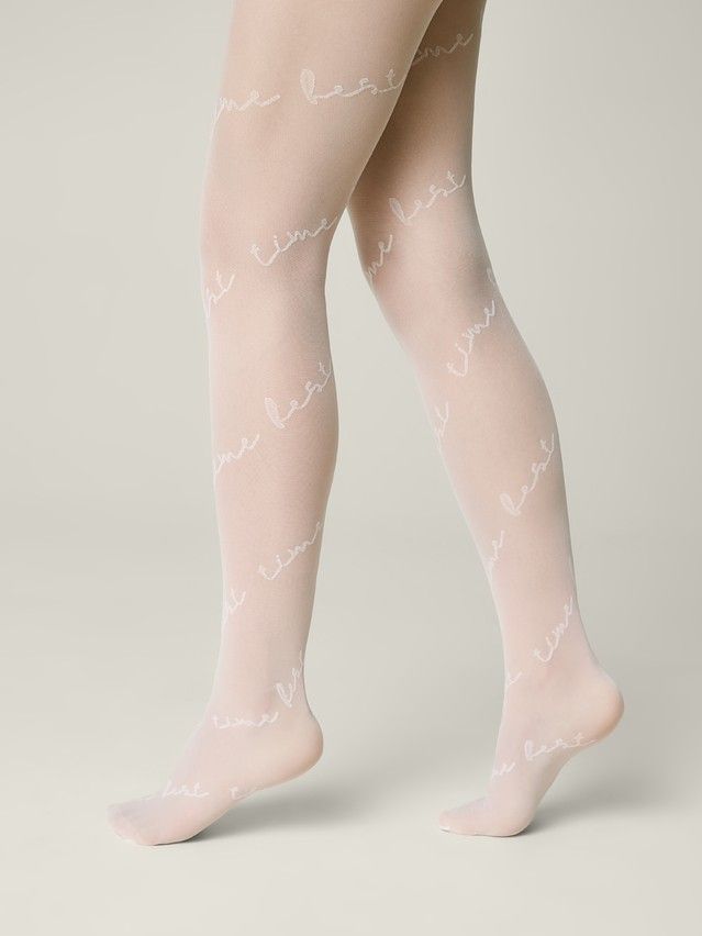 Колготки детские полиамидные CE GRACE, р.146-152, bianco - 2