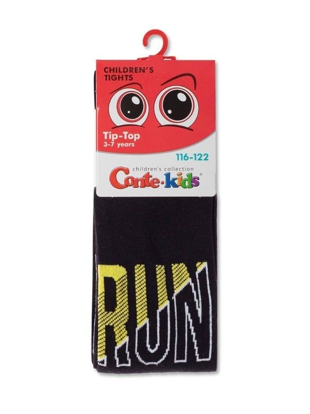 Колготки детские CK TIP-TOP, р.116-122 (18),559 черный - 2