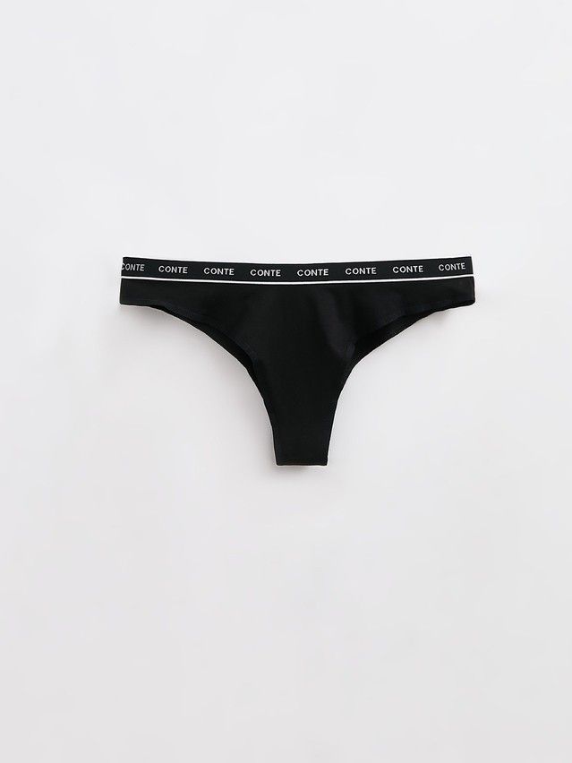 Трусы женские CE COMFY LINE LBR 3007, р.90, black-silver - 3