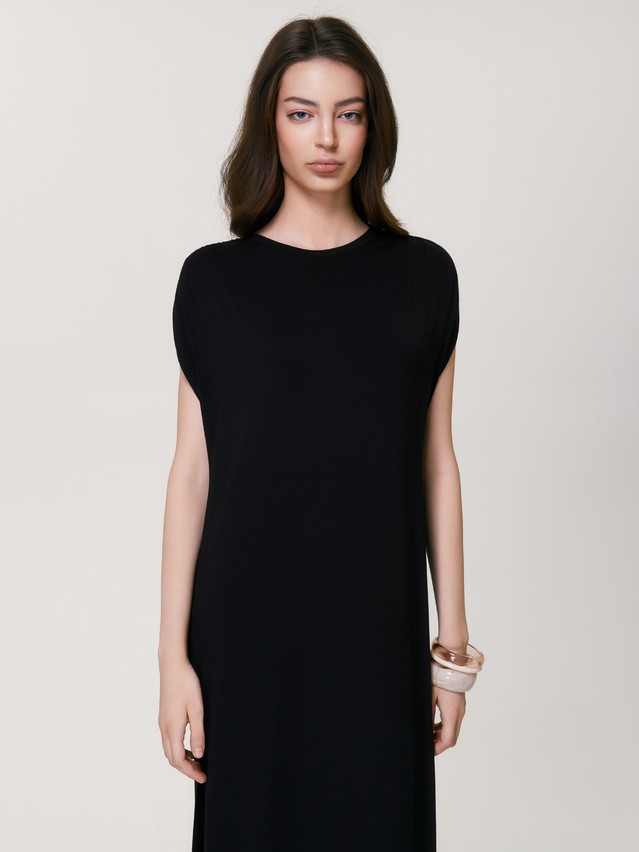 Платье жен. C LPL 3510, р.170-84-90, black - 3