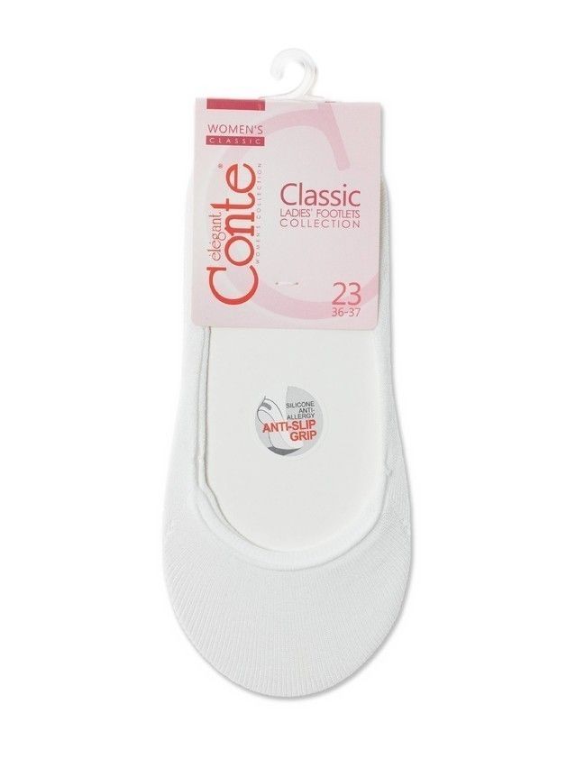 Подследники женские вискозные CE CLASSIC 20С-97СП, р.23-25, 000 белый - 4