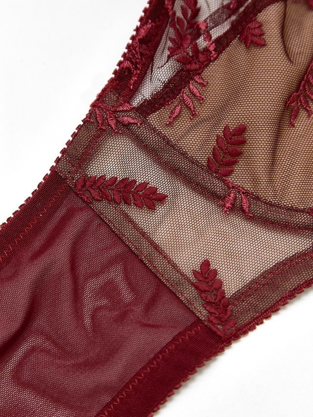 Бюстгальтер CE RENDEZVOUS RB6014, р.75D, бордо с телесным - 3