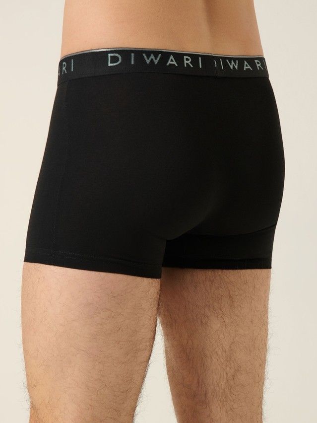 Трусы мужские DW PREMIUM MSH 1568 (бандероль),р.78,82, black-silver black - 2