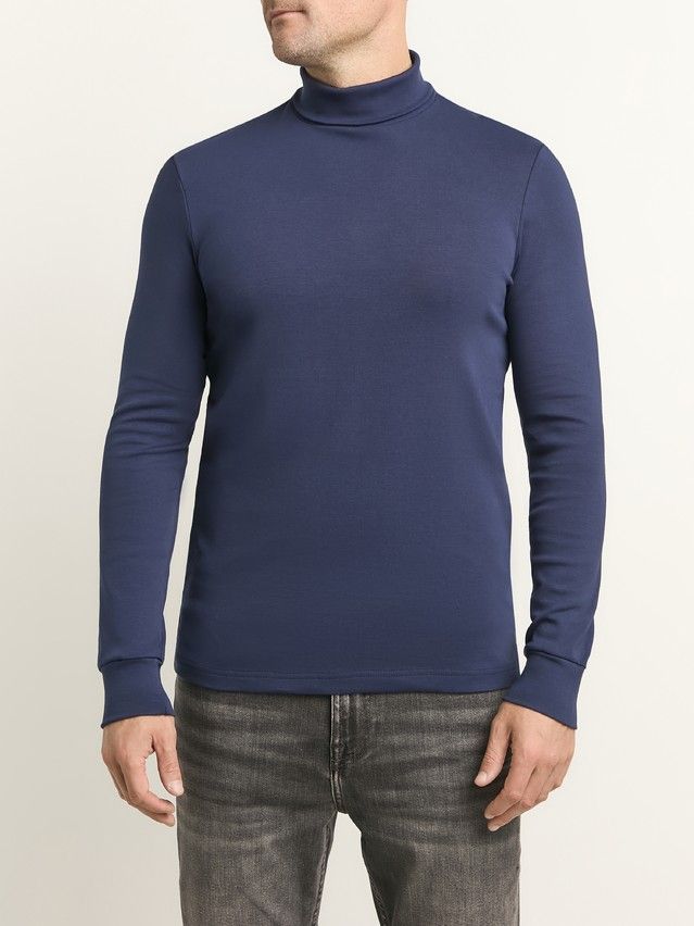 Джемпер мужской DW BASIC MEN MD 4033 (пакет),р.176,182-92, navy - 1