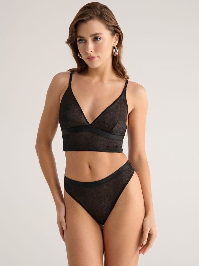 Трусы женские CE FLORAL TATTOO LBR 2873, р.90, black - 1