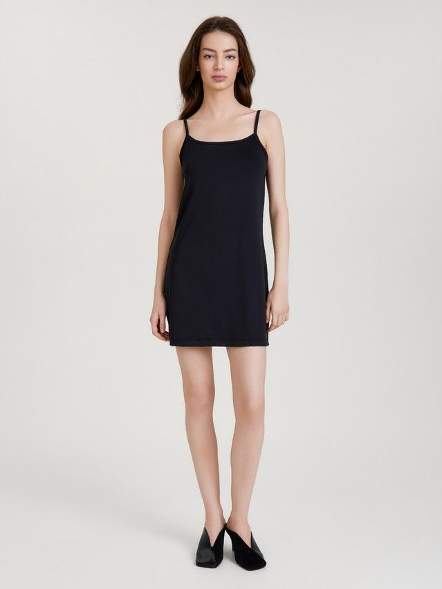 Платье жен. C LPL 3496, р.170-84-90, black - 1