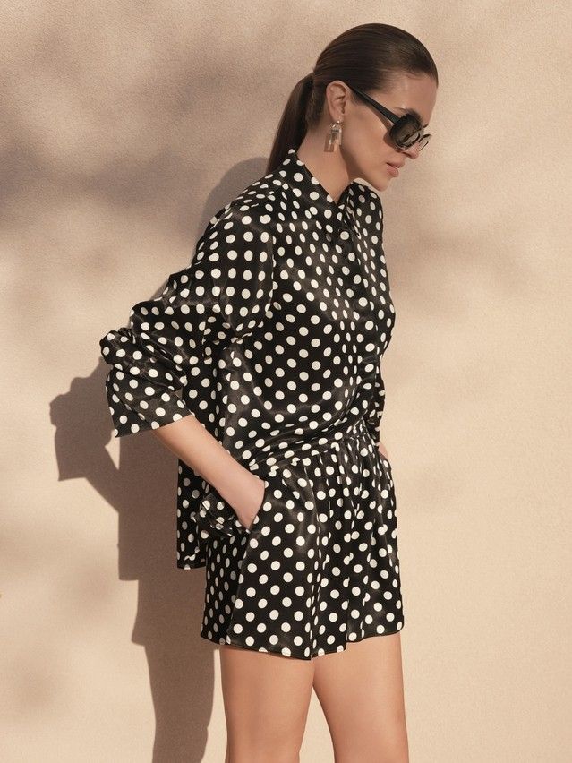 Шорты женские CE LS 2614, р.170-84-90, black-white dots - 4