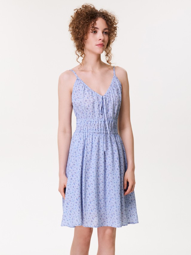 Сарафан жен. C LSF 3816, р.170-84-90, blue-flowers - 4