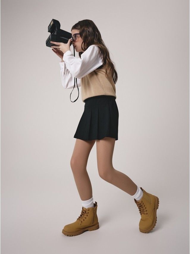 Колготки детские PRINCESS 40, р.104-110, beige - 1