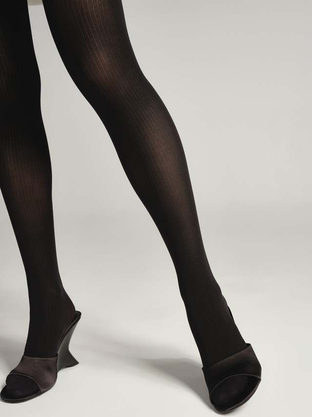 Колготки женские CE FANTASY STRIPES, р.2, nero - 2