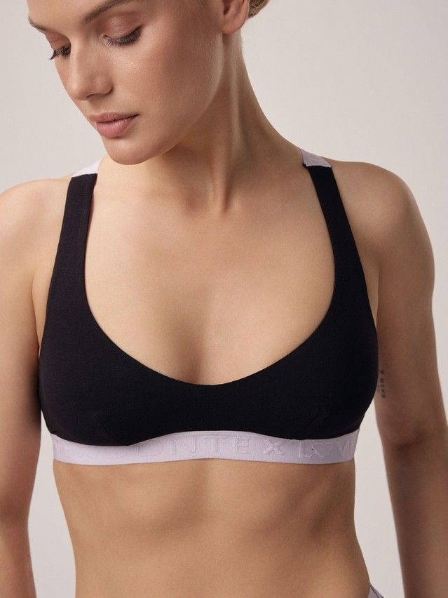 Бюстье женское CE FLEXIBLE LBE 2236.1, р.170-84, black-lavender - 1
