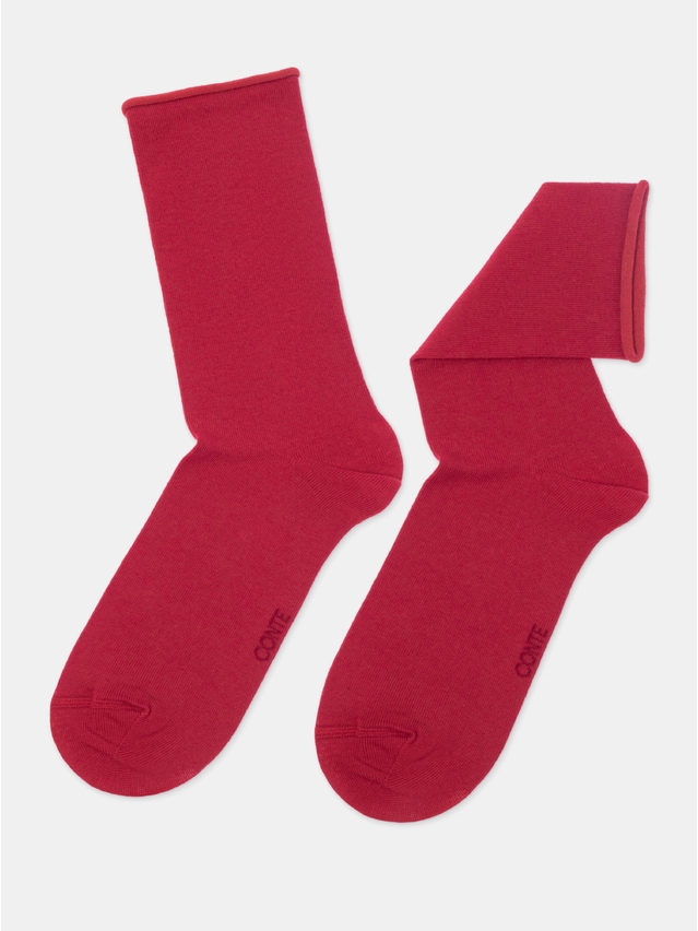 Носки жен. хлопковые CE COLOURS 19С-101/1СП, р.23-25, 000 вишневый - 1
