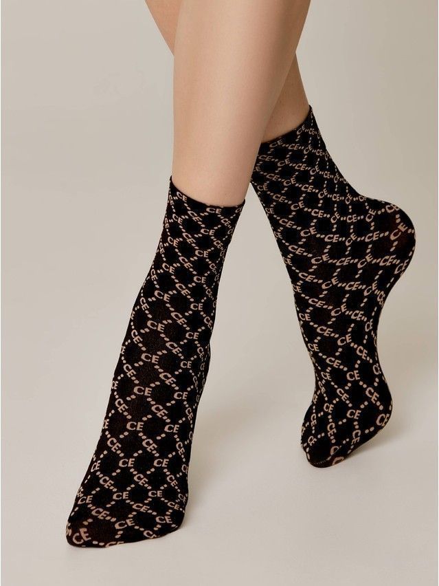 Носки женские CE FANTASY 22С-51СП, р.23-25, nero-natural - 2