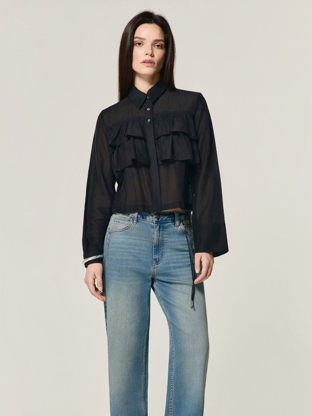 Блузка женская C LBL 3522, р.170-84-90, black - 4