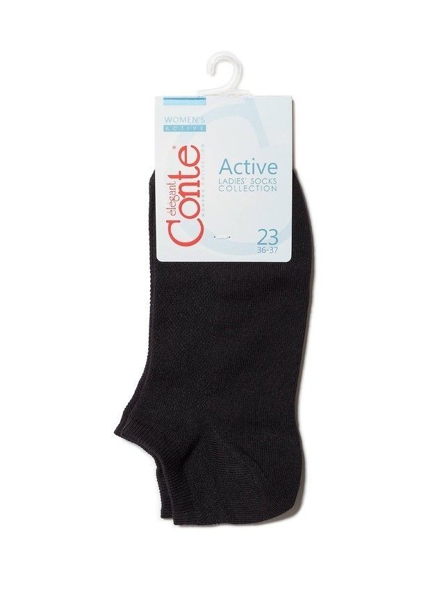 Носки женские хлопковые ACTIVE (короткие) 19С-183СП, р.36-37, 484 черный - 3