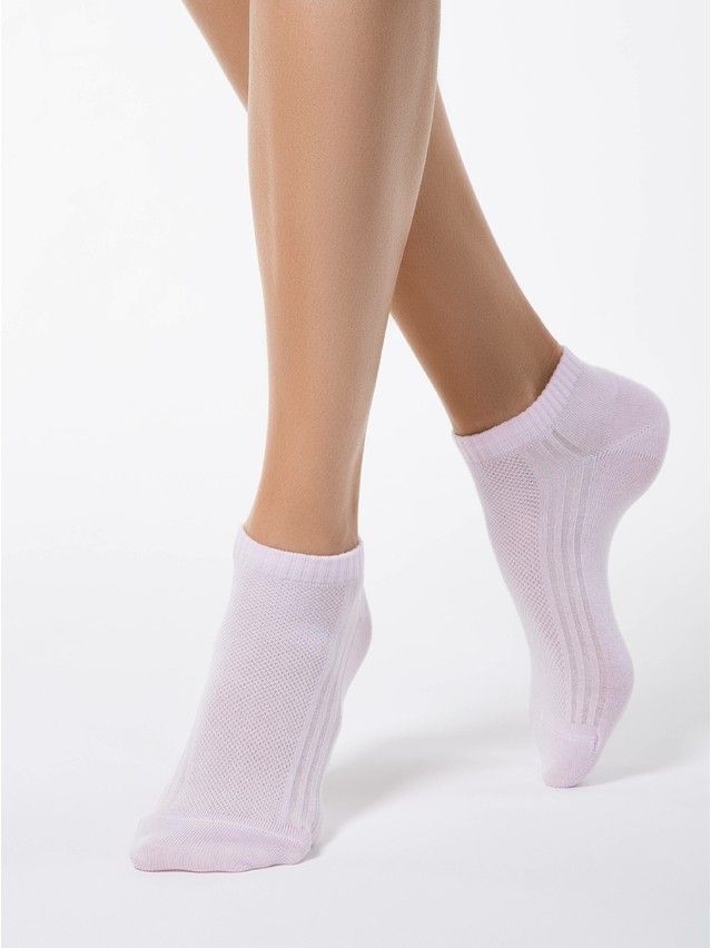 Носки хлопковые женские CLASSIC (короткие) 7С-34СП, р. 36-37, светло-розовый, рис. 016 - 1