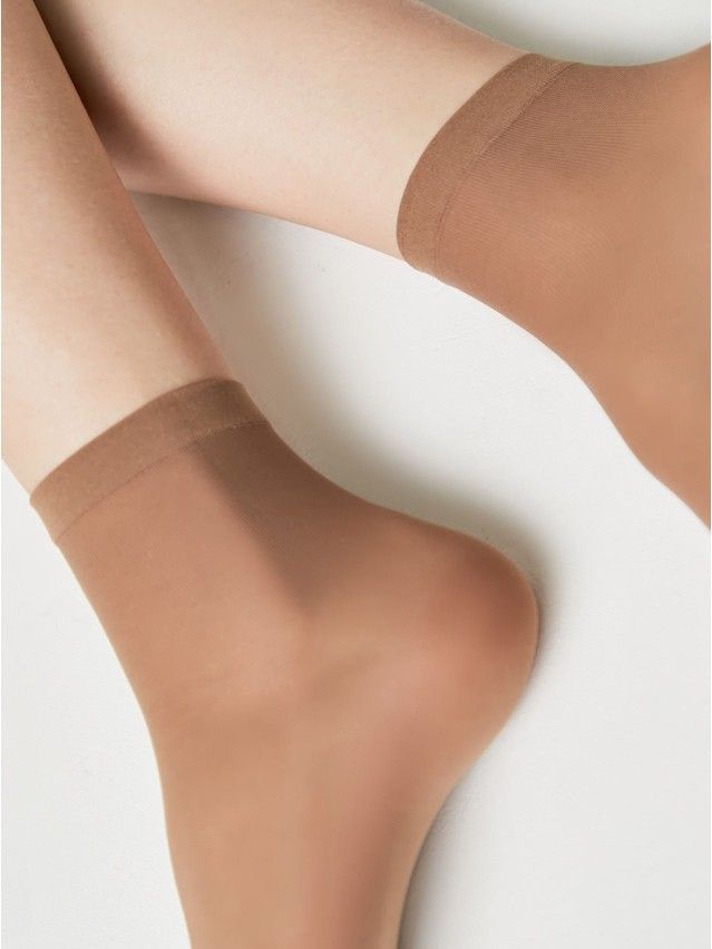 Носки женские CE TULLE (2 пары),р.36-39, bronz - 7