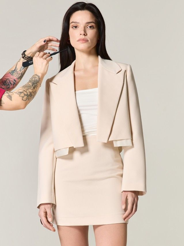 Жакет женский C LJ 3391, р.170-84-90, ecru - 4