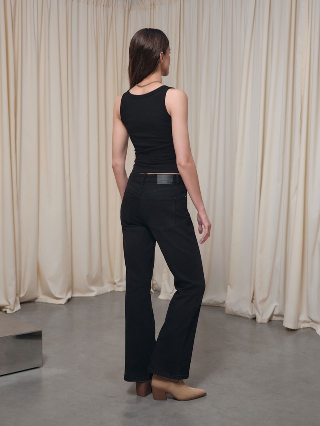 Джинсы женские C CON-809, р.164-90, washed black - 3