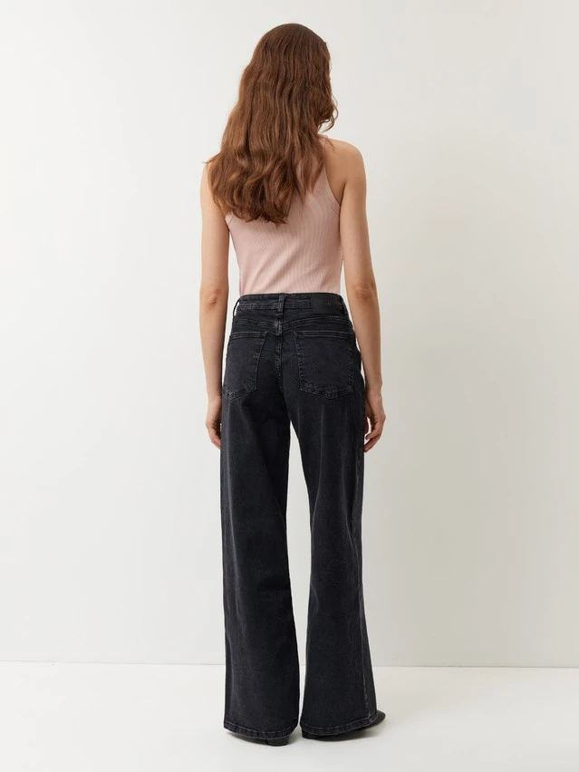 Джинсы жен. C CON-972, р.164-90, washed black - 2