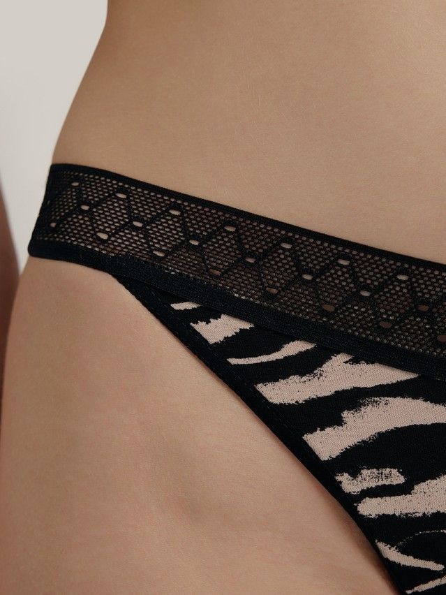 Трусы женские CE MIX&MATCH LTA 2508, р.90, latte-black zebra - 3