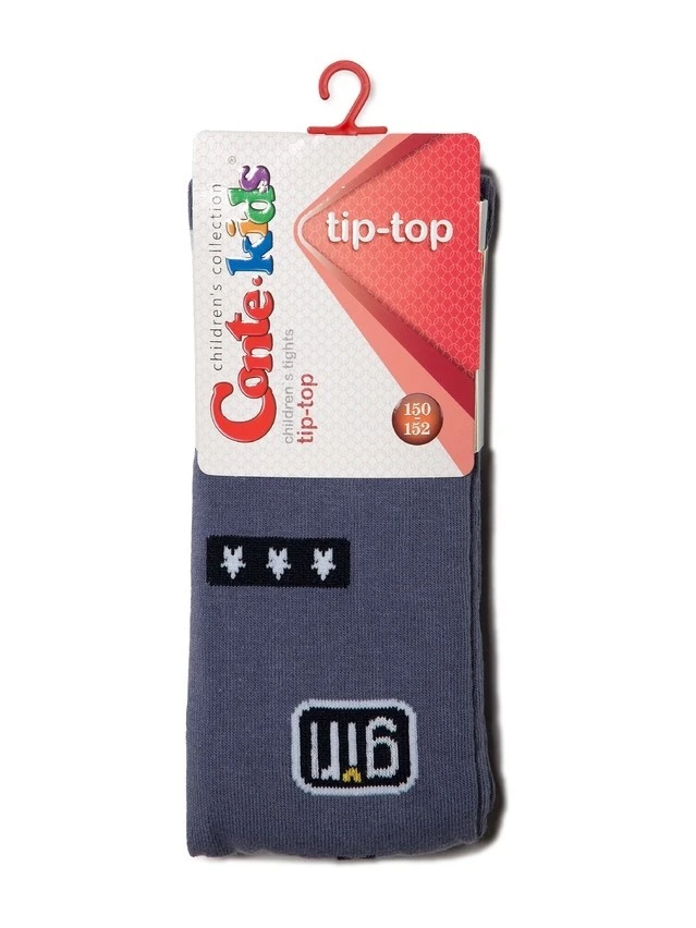 Колготки хлопковые детские TIP-TOP 4С-06СП, p. 140-146, темный джинс, рис. 443 - 2