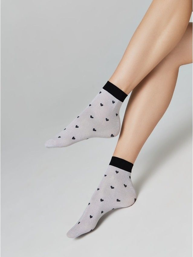 Носки женские CE FANTASY 23С-109СП, р.23-25, silver-bianco - 1