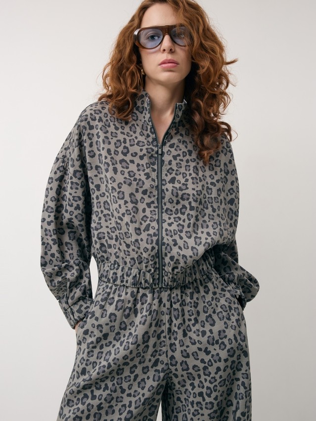Жакет жен. C LJ 3730, р.170-84-90, khaki leo - 8