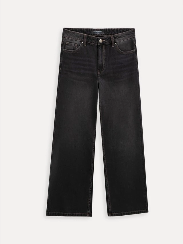 Джинсы жен. C CON-960, р.164-90, washed black - 8