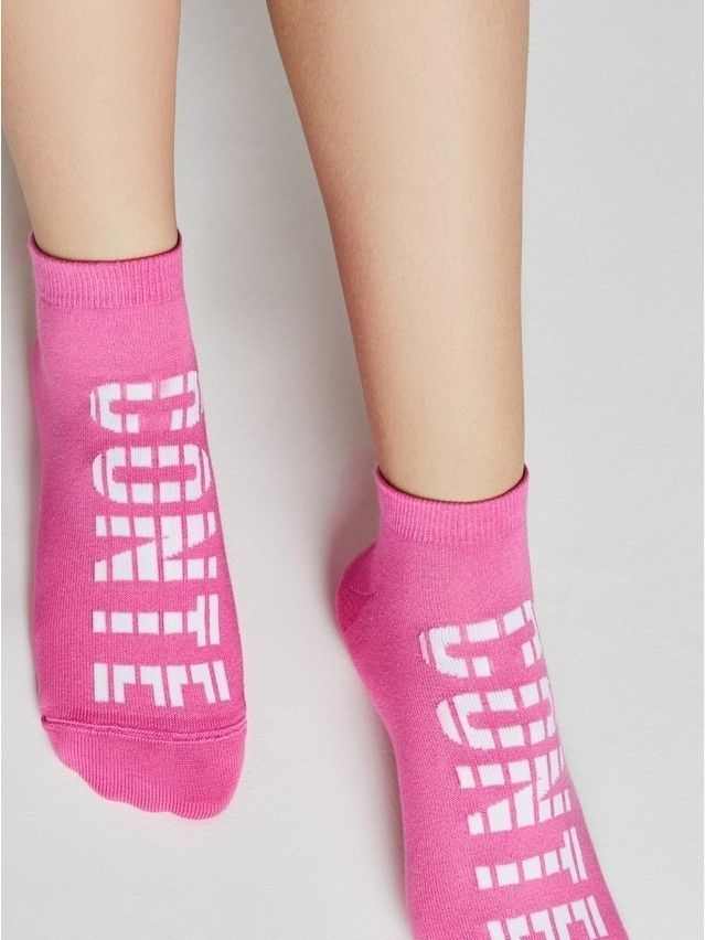 Носки женские хлопковые CE ACTIVE (короткие) 23С-111СП, р.23-25, 574 розовый - 4