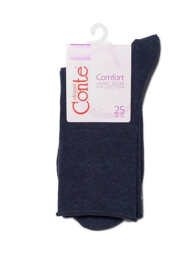 Носки женские хлопковые CE COMFORT (без резинки) 19С-101СП, р.23-25, 000 темно-синий - 3