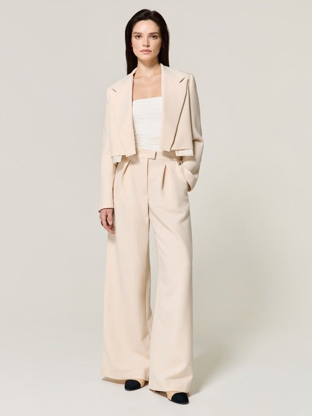 Жакет женский C LJ 3391, р.170-84-90, ecru - 2