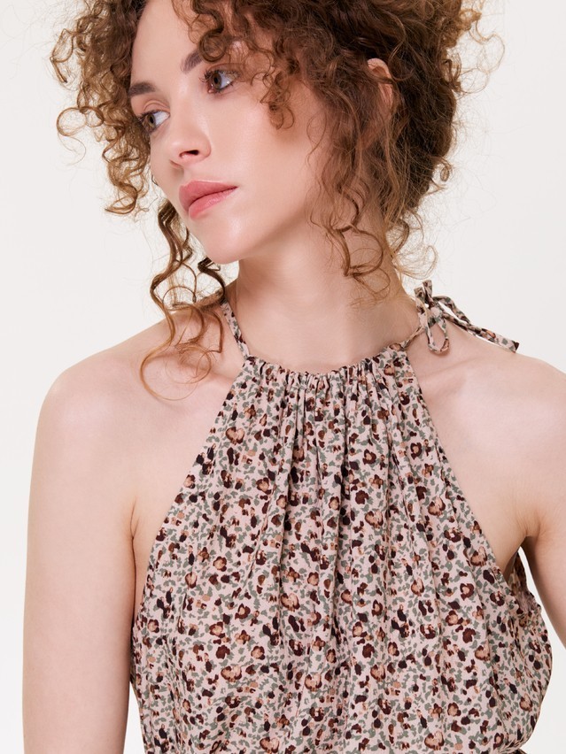 Блузка жен. C LBL 3472, р.170-84-90, leopard - 3