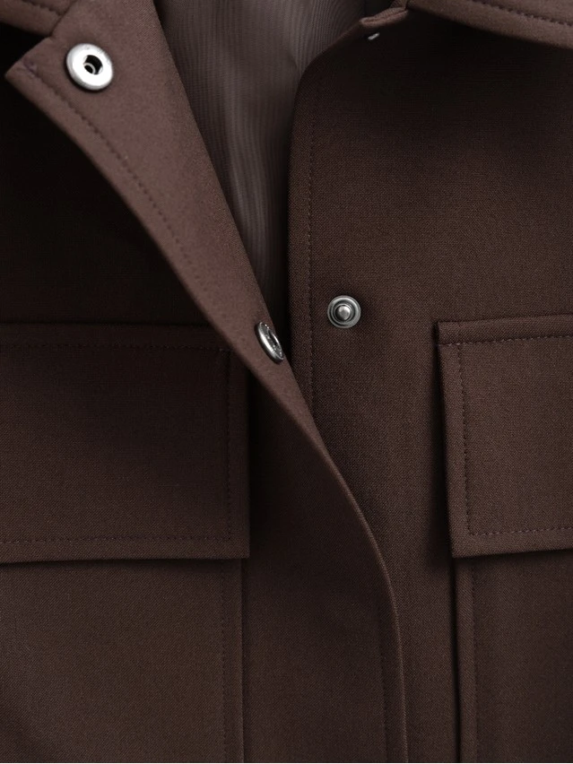 Жакет жен. C LJ 3867, р.170-84-90, dark brown - 3