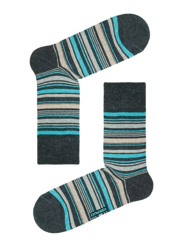 Носки мужские HAPPY (с рисунком) 15С-23СП, р. 40-41, темно-серый-бордо, рис. 034 - 1