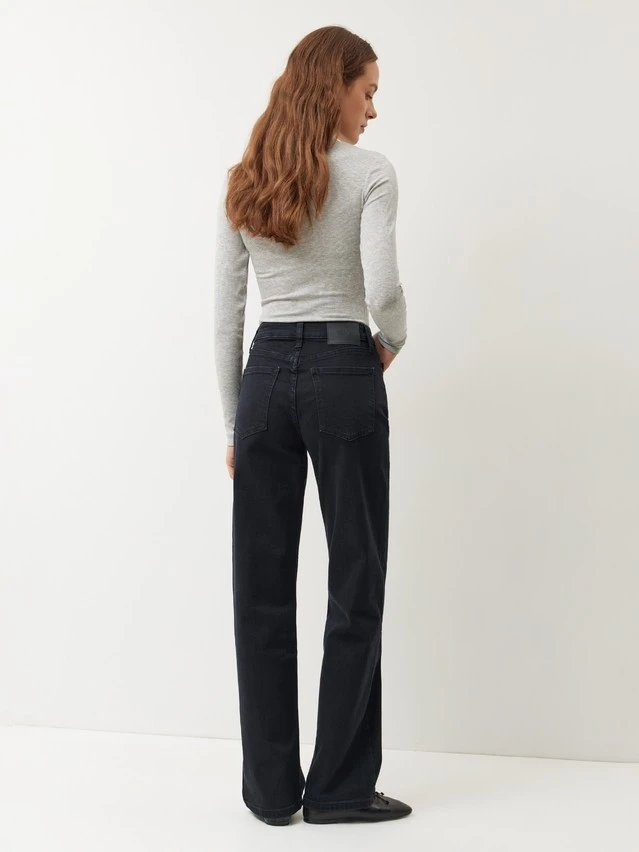 Джинсы жен. C CON-948, р.164-90, washed black - 2