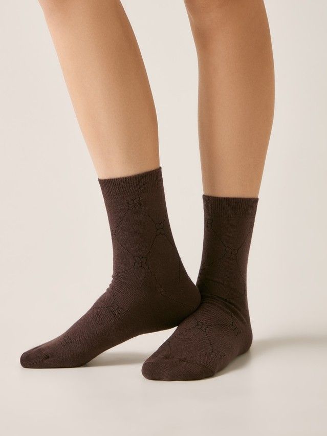 Носки женские хлопковые CE CLASSIC 7С-22СП, р.23-25, 686 шоколадный - 1