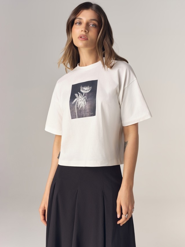 Джемпер женский C LD 3469, р.170-84, milk-sunflower - 4