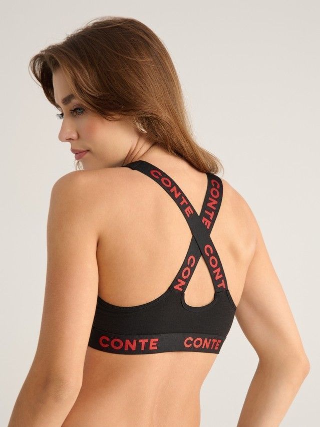 Бюстье женское CE COMFY LINE LBE 2989, р.170-84, black-red - 3