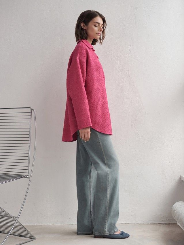 Рубашка женская C LRU 3268, р.170-84-90, pink - 2