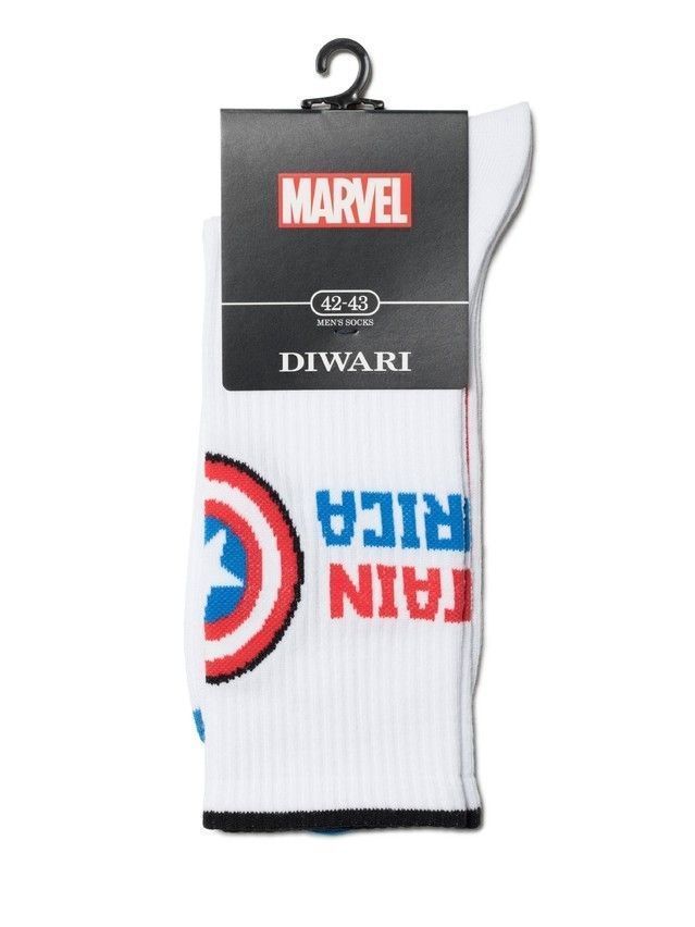 Носки мужские ©MARVEL 19С-222СПМ, р. 44-45, 176 белый - 2