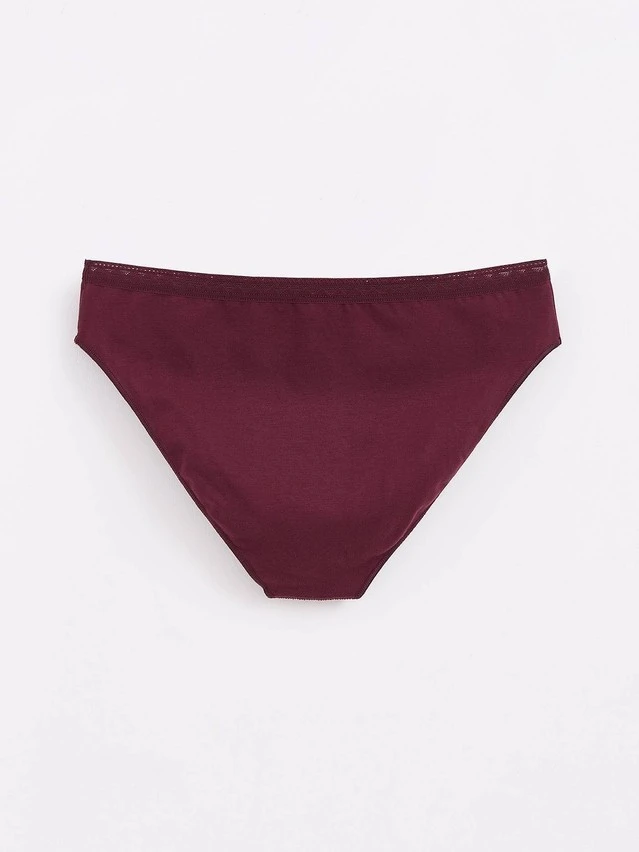 Трусы женские CE CLASSIC BASIC LB 1347, р.90, bordo - 4