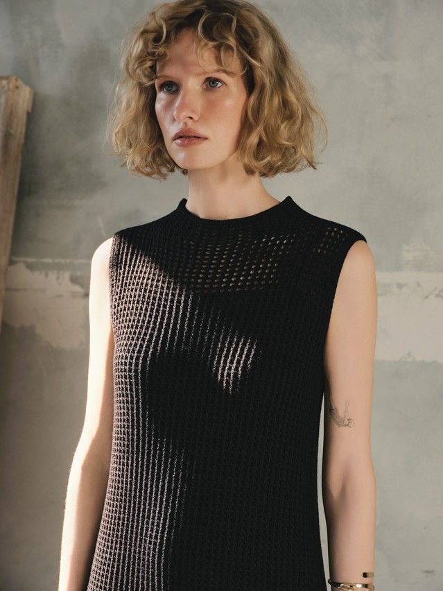 Платье жен. CE LDK2557 25С-57СП, р.170-84-90, black - 3