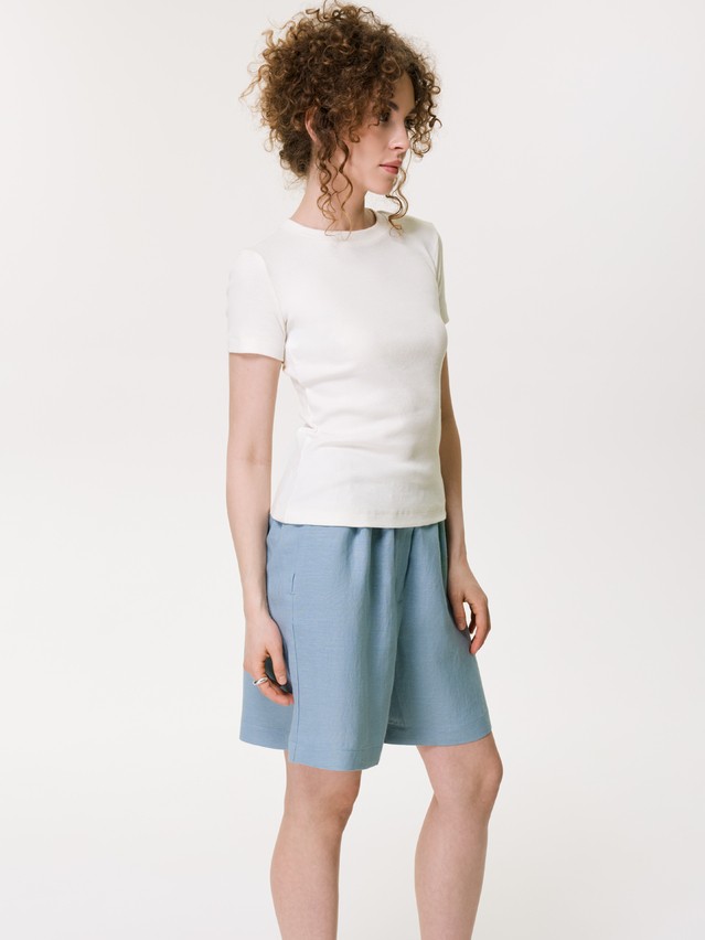 Футболка жен. CE BASIC COLLECTION LFB 5023 (пакет),р.170-84, ecru - 3