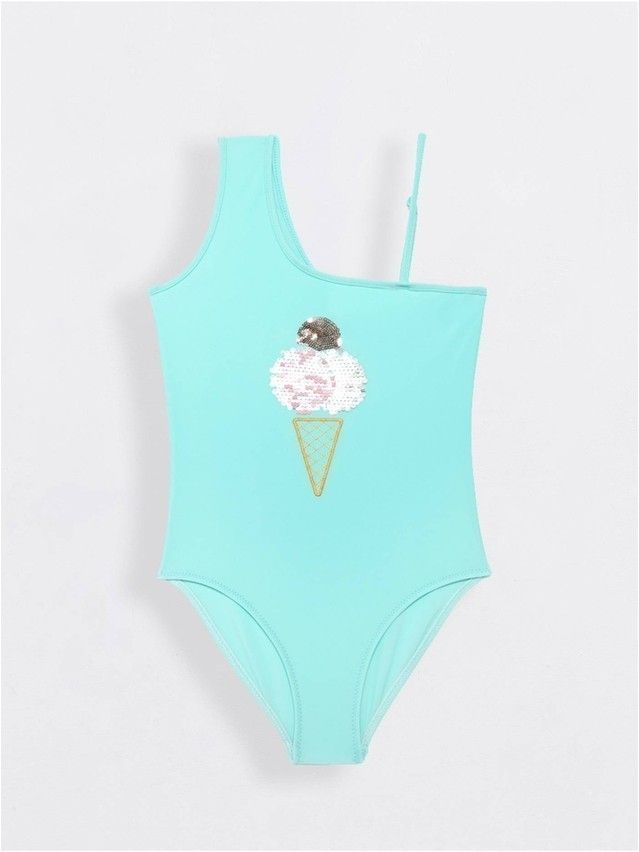 Купальник для девочек CE ICE CREAM, р.110,116-56, sky blue - 1