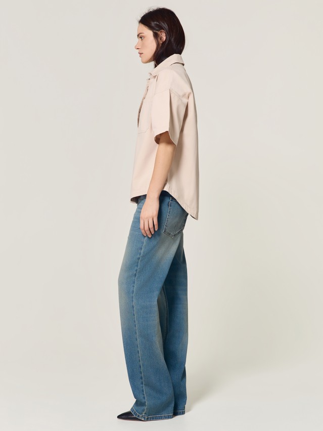 Ветровка джинсовая жен. C CON-926, р.170-84-90, beige - 3