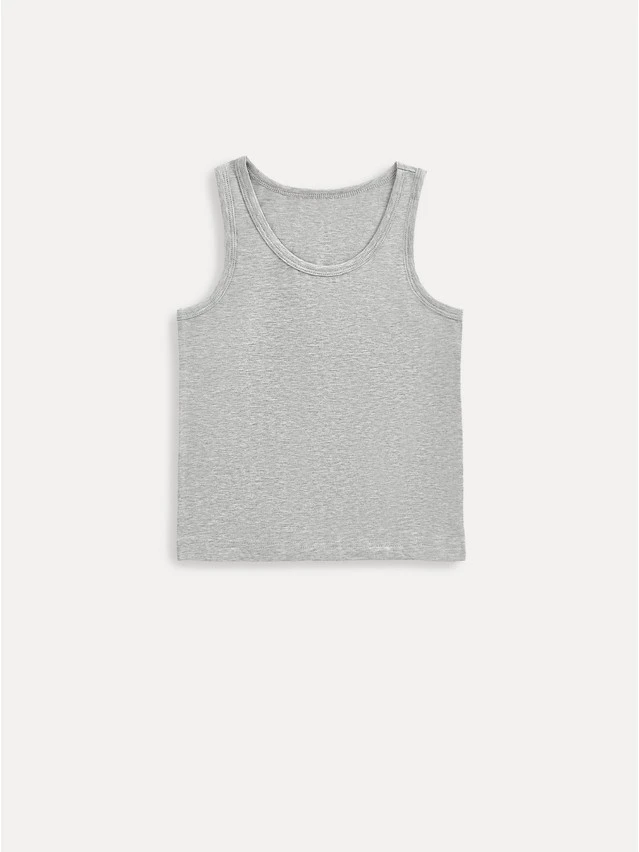 Майка мал. C BASIC COLLECTION BM 5107 (пакет),р.116,122-60, grey melange - 1