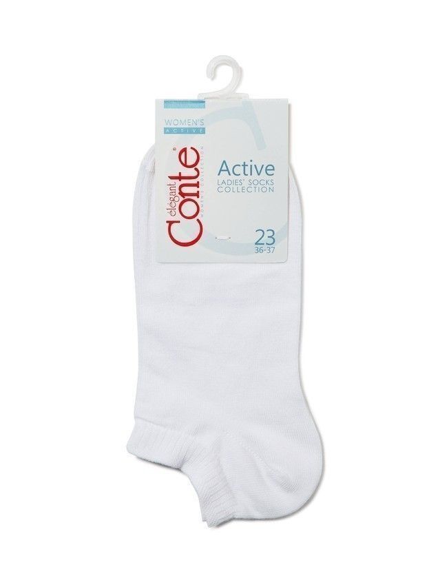 Носки женские хлопковые CE ACTIVE (ультракороткие) 15С-46СП, р.23-25, 000 белый - 3