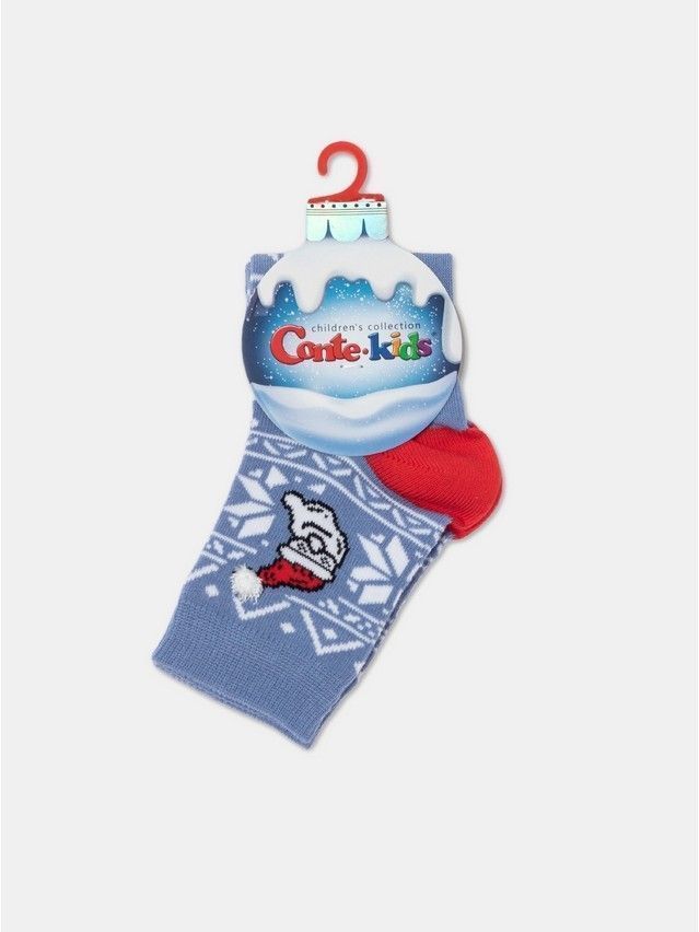 Носки детские CK NEW YEAR 23С-49СП, р.16-18, 948 светлый джинс - 3